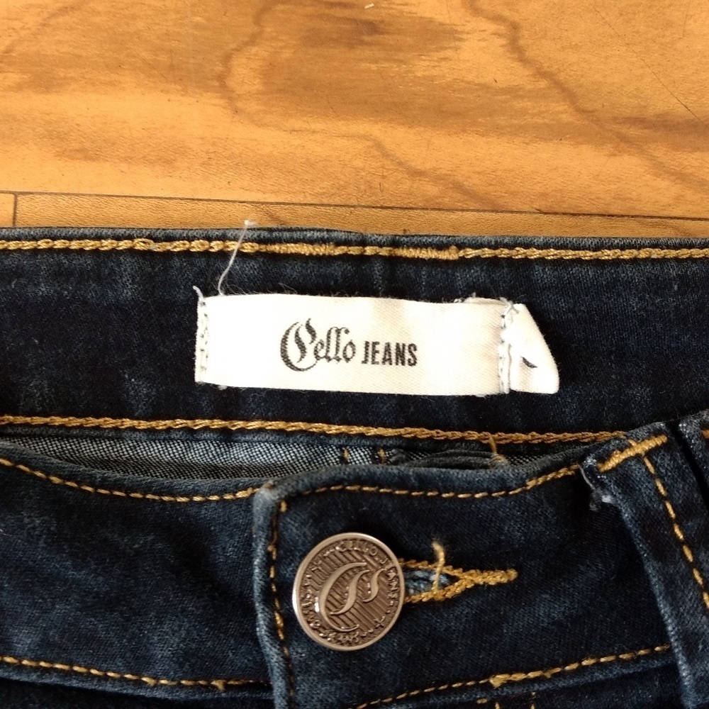 check Pello Jean Shorts Dark Wash Size Small - Picture 3 of 4